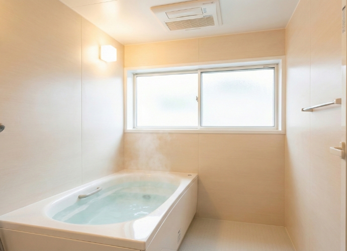 高断熱浴槽・浴室暖房乾燥機の設置